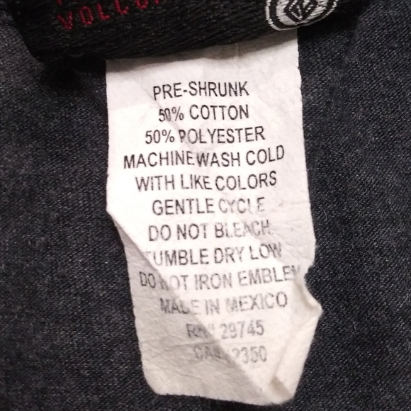 Volcom Striped Logo Print Sz S - Picture 5 of 5